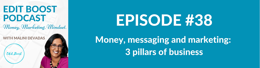 money messaging marketing 3 pillars of business